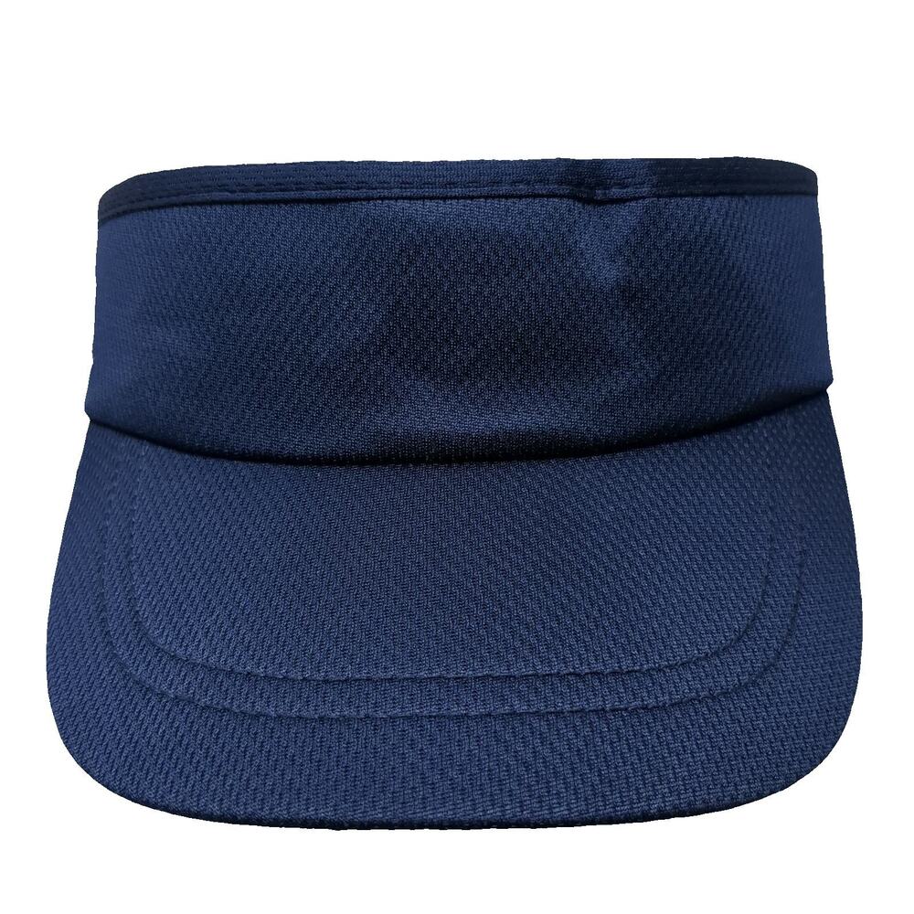 Headsweats Visor Blue One Size Elastic Back Performance Mesh Sweatband Hat